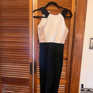 Cute Two-Tone Jumpsuit